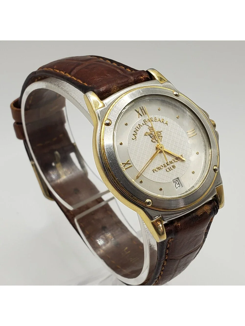 A Santa Barbara Polo Racquet Club Swiss Womens Watch ETA Movement New Battery
